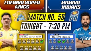 IPL 2022 ∆ Chennai Super Kings vs Mumbai Indians 2022 Playing 11 • MI vs CSK Playing 11 • CSK vs MI