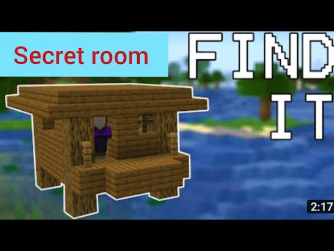 The secret room in witch house in minecraft pocket edition