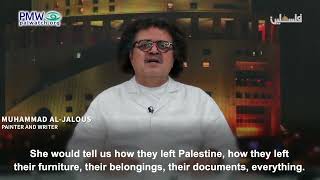 Personality on PA TV speaking about how they became refugees