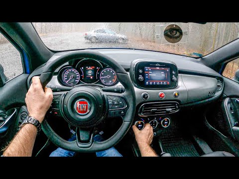 Fiat 500X Sport ( 1.3 FIREFLY 150HP) | POV Test Drive #654 Joe Black