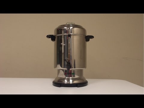How to make coffee in a large percolator
