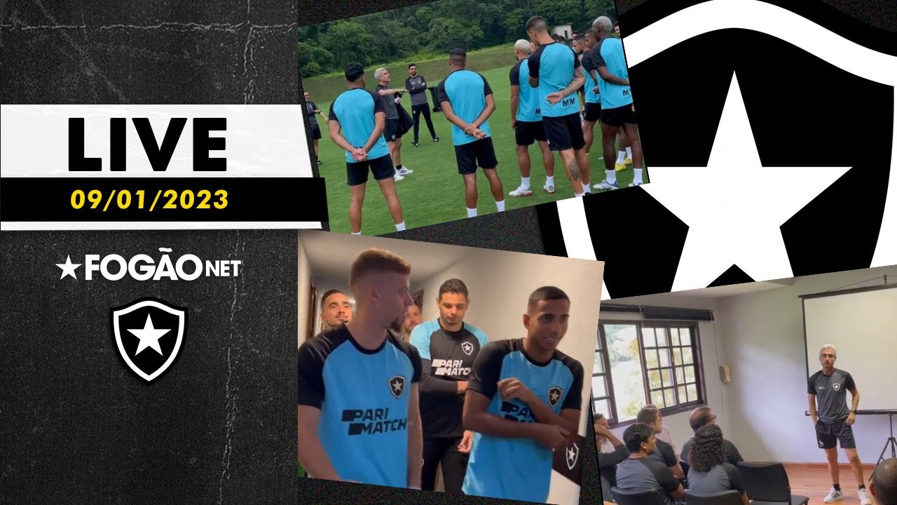 LIVE | Reapresentação do elenco, vitória na Copinha e as últimas notícias do Botafogo