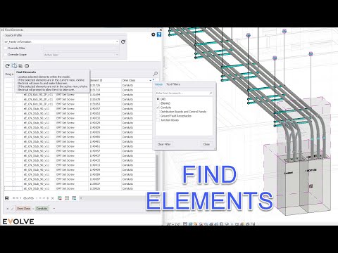 EVOLVE MEP - Find Elements