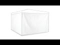 Paroi latérale tonnelle lot de 2 blanc Blanc - Matière plastique - 300 x 200 x 1 cm