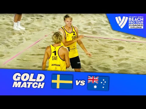 Åhman/Hellvig vs. McHugh/Burnett - Gold Highlights Kusadasi 2022 #BeachProTour
