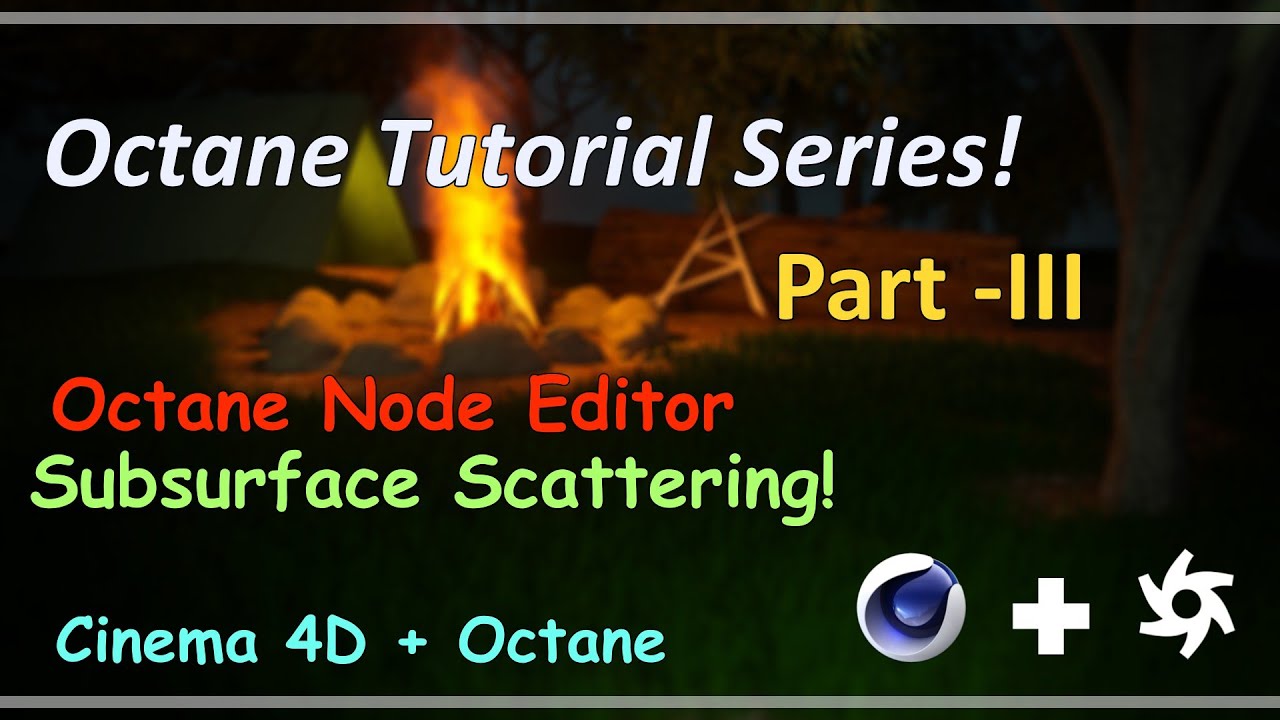 Subsurface Scattering In Octane  Node Editor || Tutorial Series Part-III !
