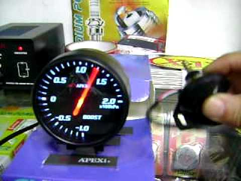 Fake APEXi EL2 Boost Meter with electronic sensor