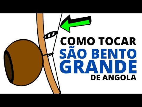 Como tocar Berimbau - Sao Bento Grande de Angola Tutorial#3 para iniciante tocar junto