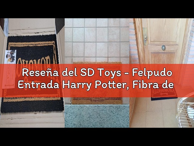 Vídeo relacionado con SD TOYS Felpudo Gimnasio Tortuga 60x40 cm de Dragon Ball