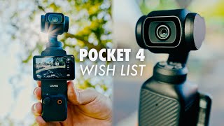 My DJI Osmo Pocket 4 Wish List