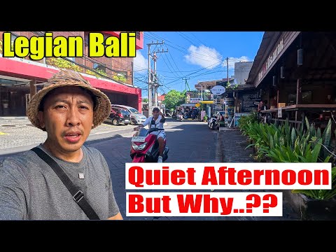 Quiet Afternoon Around Legian Bali..!! But Why..??
