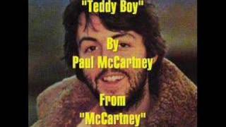 &quot;Teddy Boy&quot; By Paul McCartney