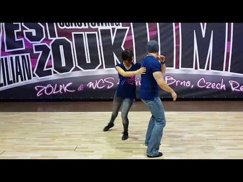 West coast Swing Diego and Jessica at the Brno West Coast and Zouk Festival