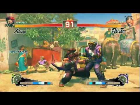 EVO2K11 SSFIV AE: JR RODRIGUEZ ( Akuma ) VS Mighty Kurokiba ( DeeJay ) Casual Matches On 07-30-11
