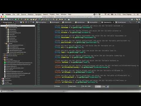 Java Hotelverwaltung Klasse DatenbankZugriff Erklärung
