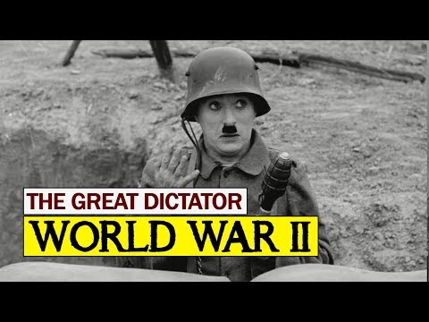 Charlie Chaplin - World War II (HD) "The Great Dictator"