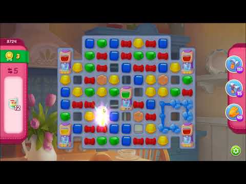 Homescapes Level 8724 - NO BOOSTERS 🏠 | SKILLGAMING ✔️