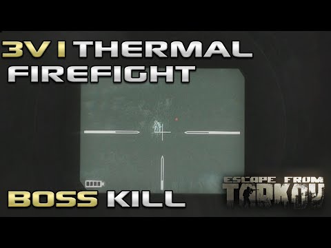 Intense Raid on Night Woods - Thermal M1A - Escape From Tarkov