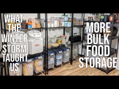 What The Winter Storm Taught Us MORE BULK FOOD STORAGE!/ Texas Winter Storm 2021!