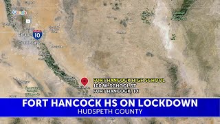 Lockdown at Fort Hancock High lifted after minor shot gun near school