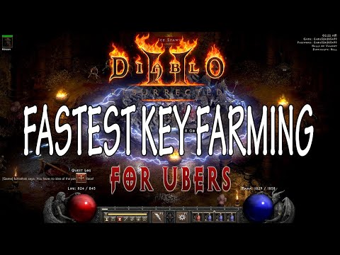 Best Build For Fastest Farming Uber Keys - Diablo 2 Resurrected
