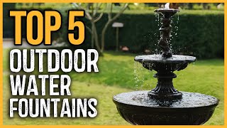 Best Outdoor Water Fountains 2024 | Top 5  Best Outdoor Water Fountains Review