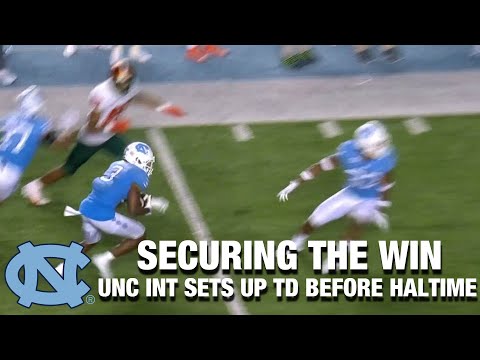 Storm Duck INT Sets Up Tar Heels Offense For Late 1st Half Score