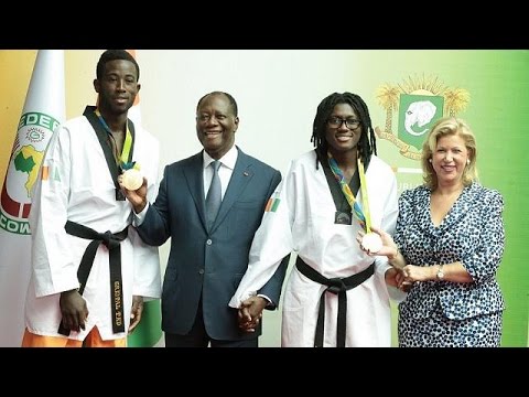 Ouattara comble ses médaillés olympiques
