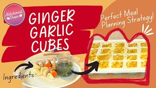 Easy & Efficient Meal Prep: Ginger Garlic Cubes Recipe | NutritionistDeepa.com