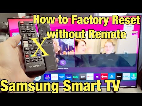 Samsung TV Factory Reset Without Remote [Step-by-Step Solutions]