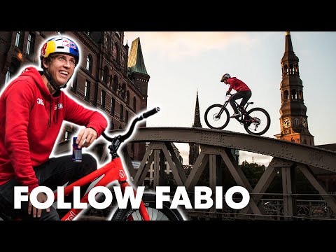 Chasing Fabio Wibmer with a Racing Drone through Germany