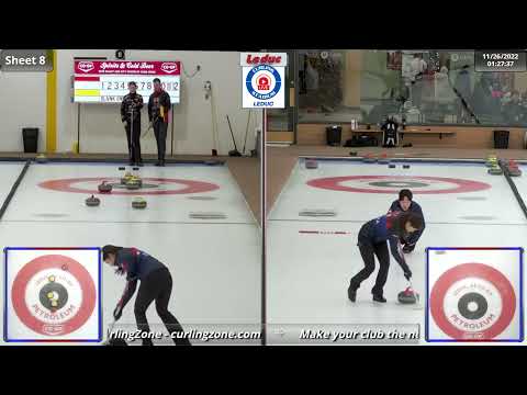 Thevenot/Kalthoff vs. Kim/Jeong - Draw 4 - Curling Stadium Alberta Curling Series Doubles