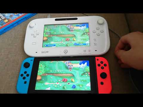 New Super Mario Bros. U Switch vs. Wii U Loading speed comparison