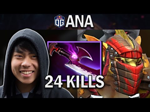 OG.ANA SMURF BOUNTY HUNTER WITH 24 KILLS - DOTA 2 7.28 GAMEPLAY
