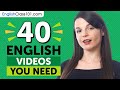 Learn English 40 Beginner English Videos You Must Watch