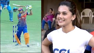 Taapsee Pannu Delighted With Brilliant Batting Efforts By Punjab De Sher Against Mumbai Heroes