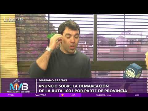 Demarcación de la ruta 1001