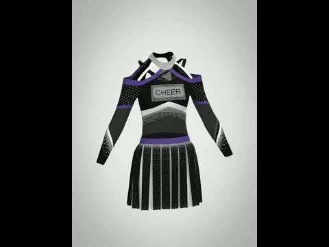 Amazing 3D Rotating Cheerleading Uniforms Showcase | Stunning New Designs for 2024!
