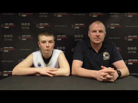 CEYBL U14 - Press conference, 26.3.2023, Levharti Chomutov - Válečníci Děčín