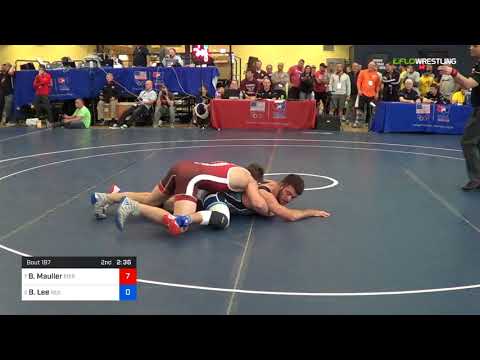 2018 FS WTT Challenge/UWW Juniors 70 Consi-Semis - Brock Mauller (Eier) Vs. Brayton Lee (Red ).mp4
