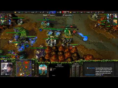 Smurf (NE) vs TwistedMind (HU) - WarCraft 3 - Wonderful Train Wreck - WC3083