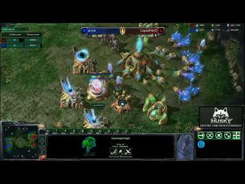 Hero vs Alive - TvP - Shattered Temple - StarCraft 2 (480p)