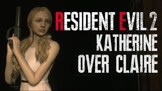 Resident Evil 2 Remake Katherine Warren over Claire Military