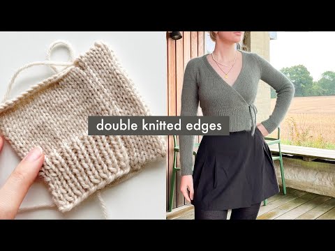 double knitted edge / button band tutorial (for the robinson wrap cardigan)