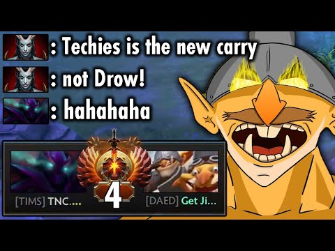 Even Professional Player 10000MMR Gabbi Tips This Techies for the amazing Play | Techies Official