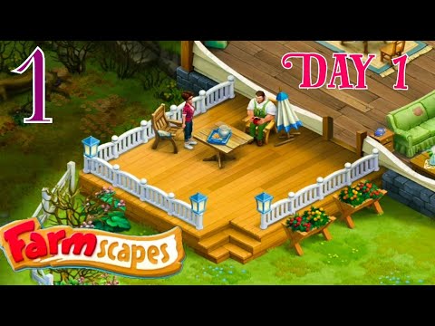Farmscapes Android/iOS Gameplay Walkthrough - Day 1 Completed