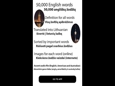 English lithuanian dictionary