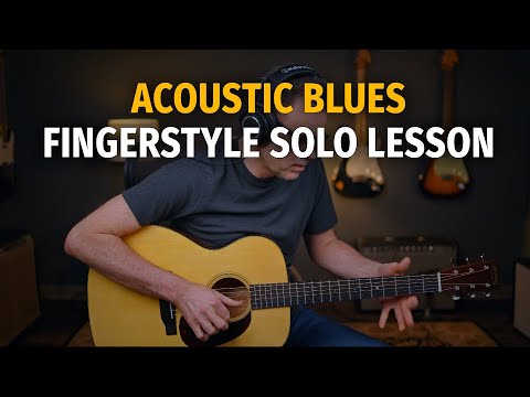 Easy Acoustic Blues Lead in the Key of E