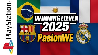 Winning Eleven 2025 | PasionWE Patch – PS1 Full Gameplay