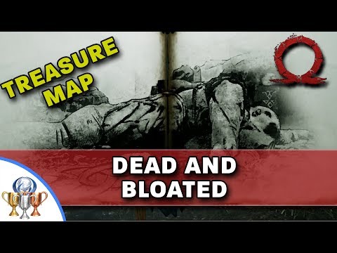 God of War Treasure Map - Dead and Bloated - Map and Dig Spot Locations